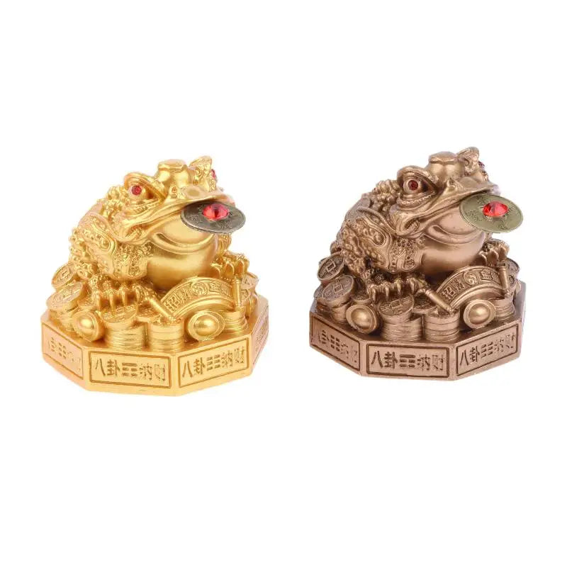 Feng Shui Money Frog Statue – Three-Legged Toad Figurine