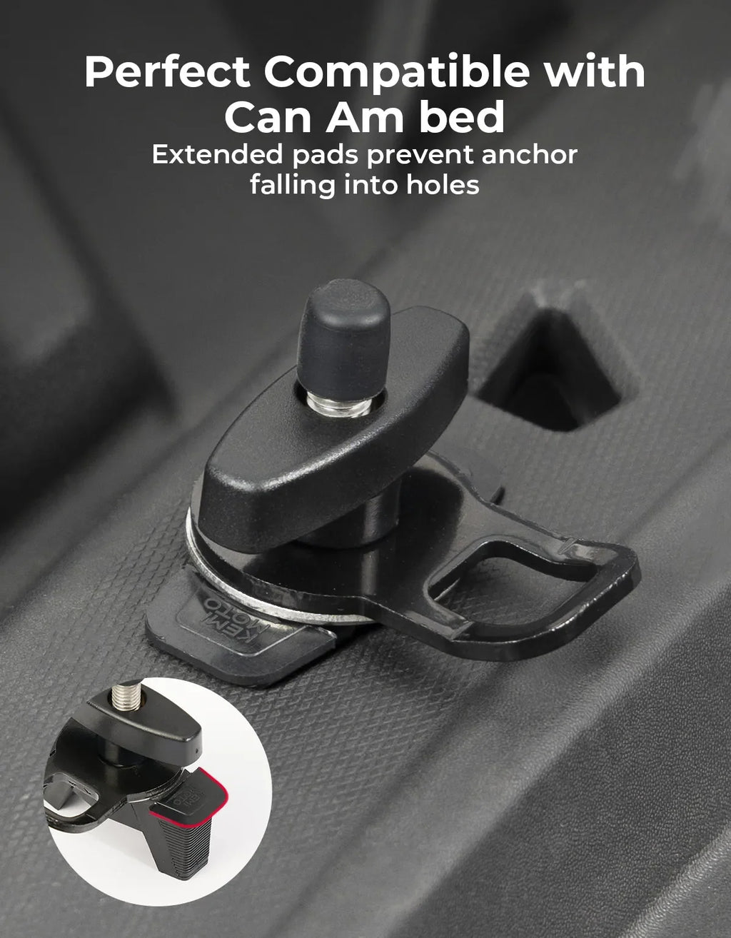 KEMITOUR LinQ Tie Down Anchor Kit – Can-Am Maverick & Sea-Doo