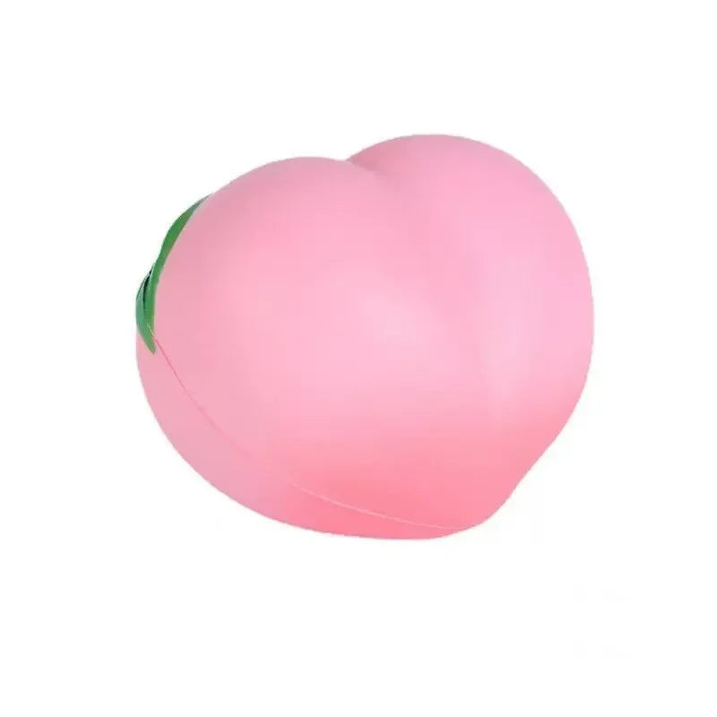 Peach Squishy Slow Rising PU Kawaii Fidget Squeeze Toy