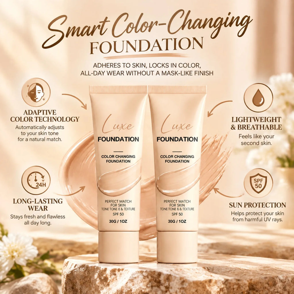 VIARELINE Color Changing Foundation SPF50 | Natural Finish