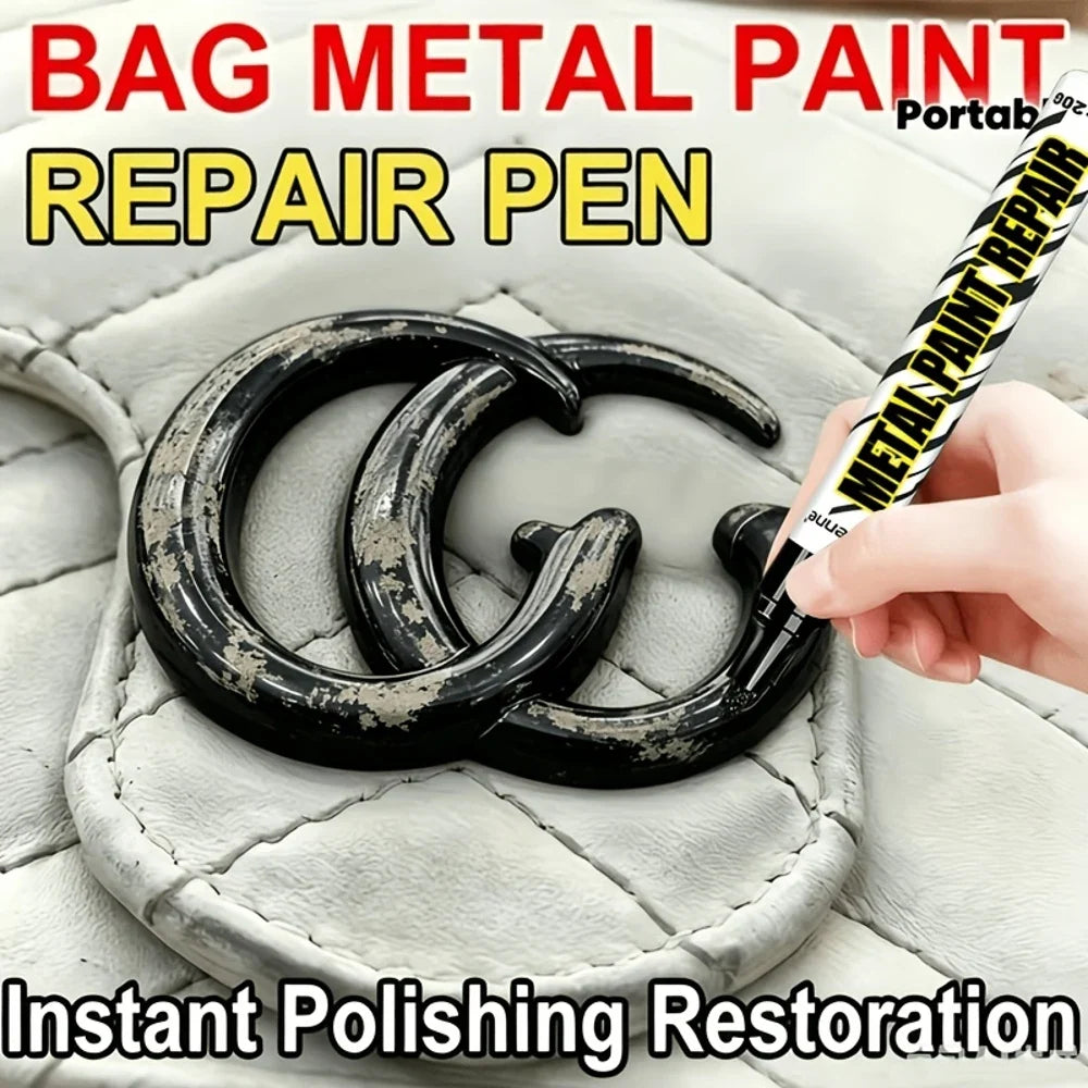 Black Metal Touch-Up Paint Pen – Waterproof Scratch Repair