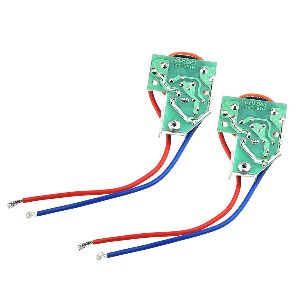 2-Pack 250V 12A Speed Controller Switch for Angle Grinder & Drill