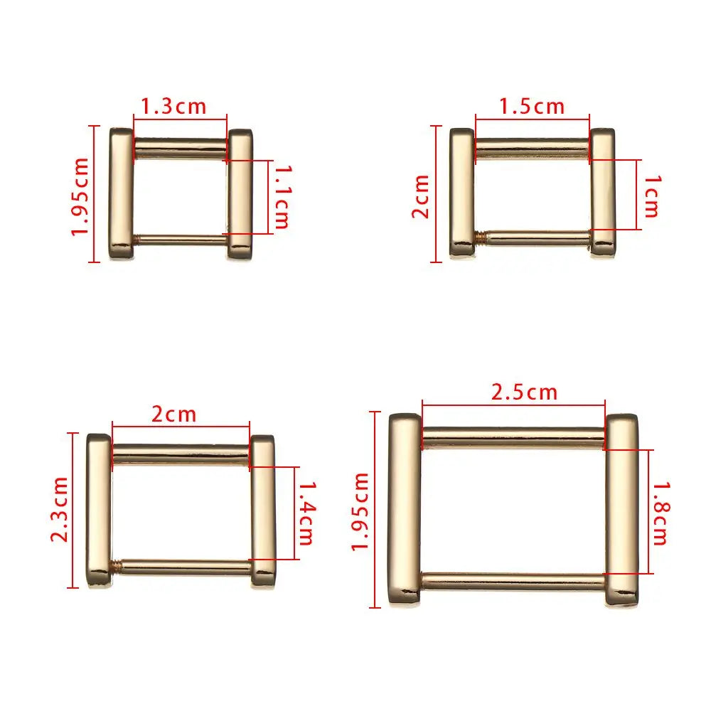 Metal Rectangle Ring Buckle – DIY Bag Strap Belt Loop Connector