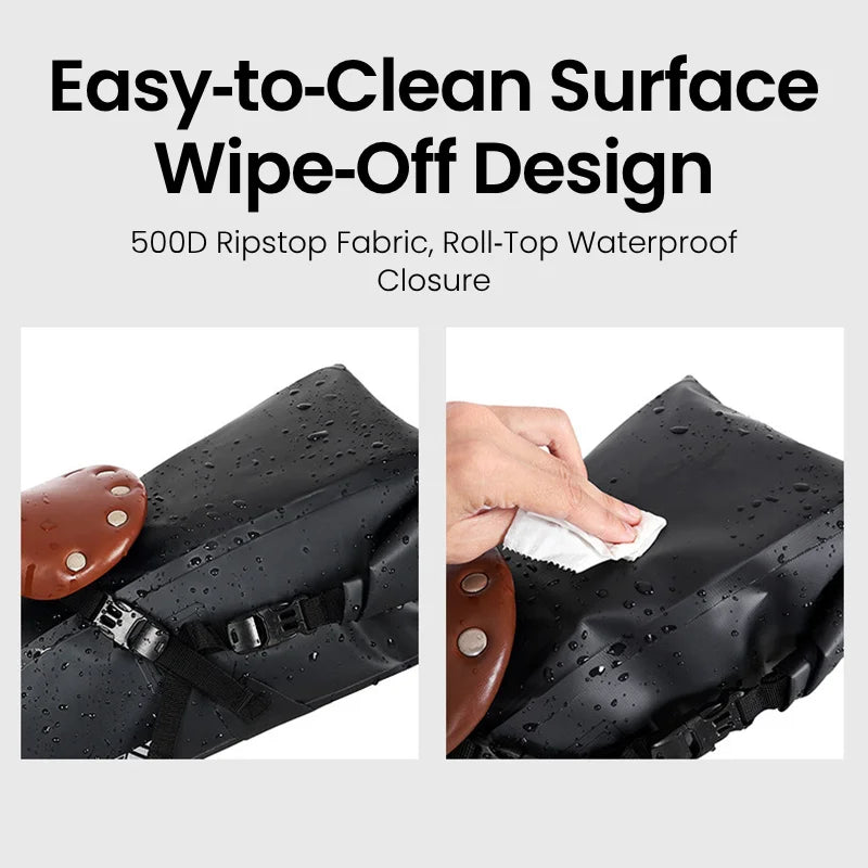 10L Waterproof Bike Seat Bag – Large Saddle Storage Pouch