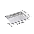 Stainless Steel Baking Pan with Removable Cooling Rack