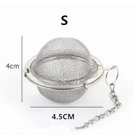 Stainless Steel Sphere Tea Ball Infuser & Spice Strainer
