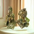 Brass Feng Shui Horse Figurine – Miniature Zodiac Statue