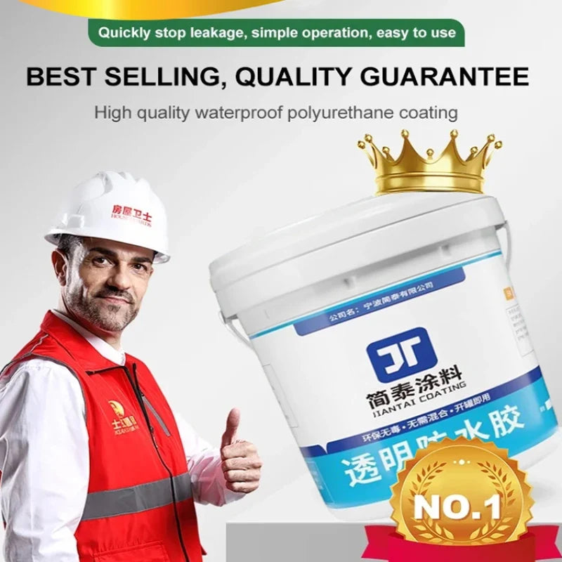 Waterborne Polyurethane Roof Waterproofing Sealant Coating