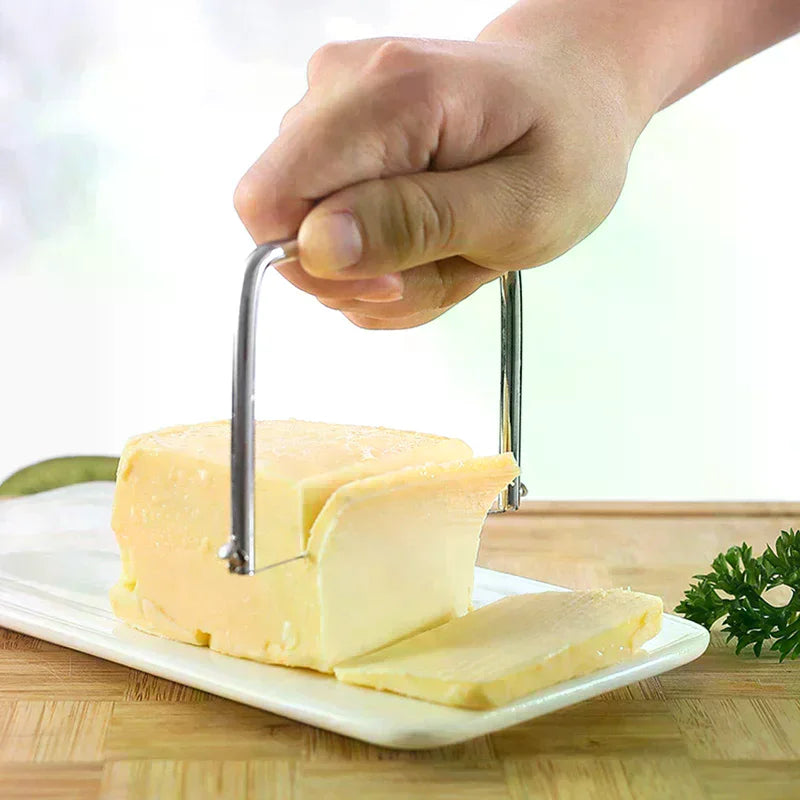 Wire Cheese & Butter Slicer – Stainless Steel Kitchen Tool