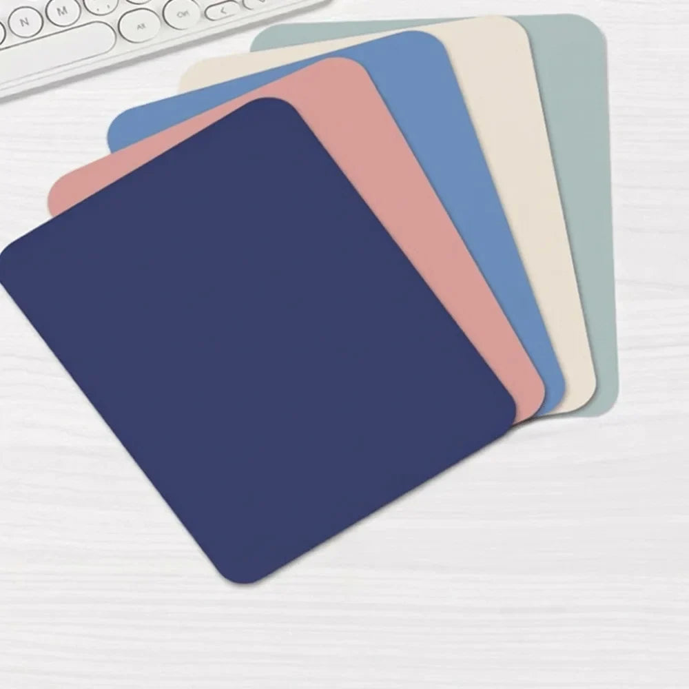 PU Leather Mouse Pad – Non-Slip Gaming Desk Mat | 250×210mm