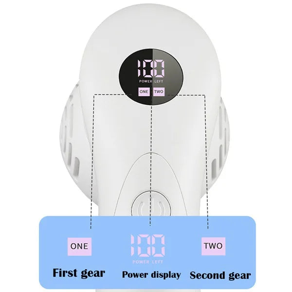 DUTRIEUX 2-Speed Electric Callus Remover with Dust Suction