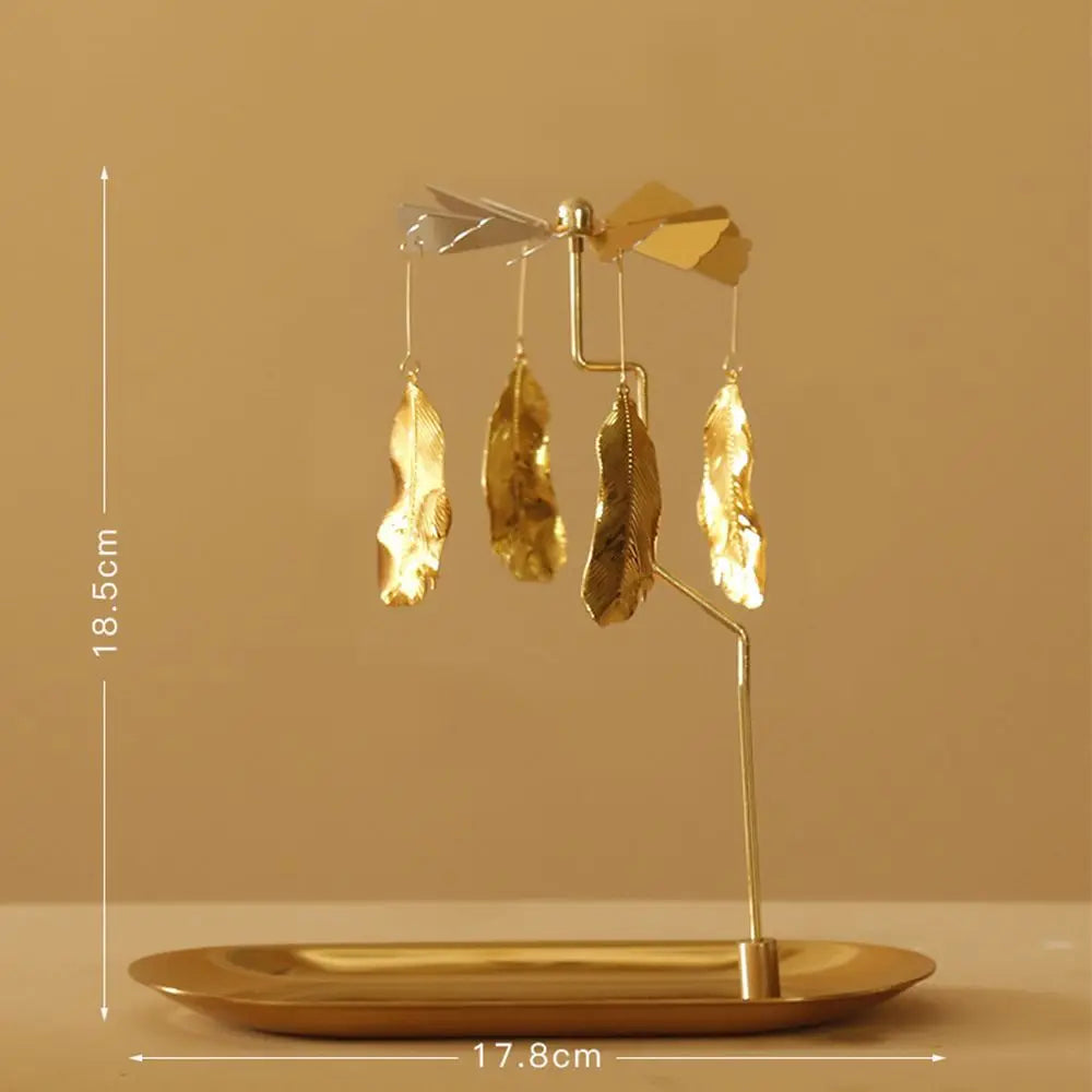 Metal Rotating Candle Holder – Wedding & Party Décor Centerpiece