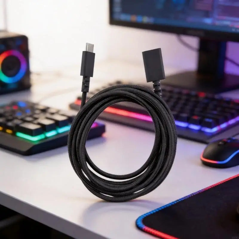 USB-C Headphone Extension Cable 1m & 2m | Reinforced PVC
