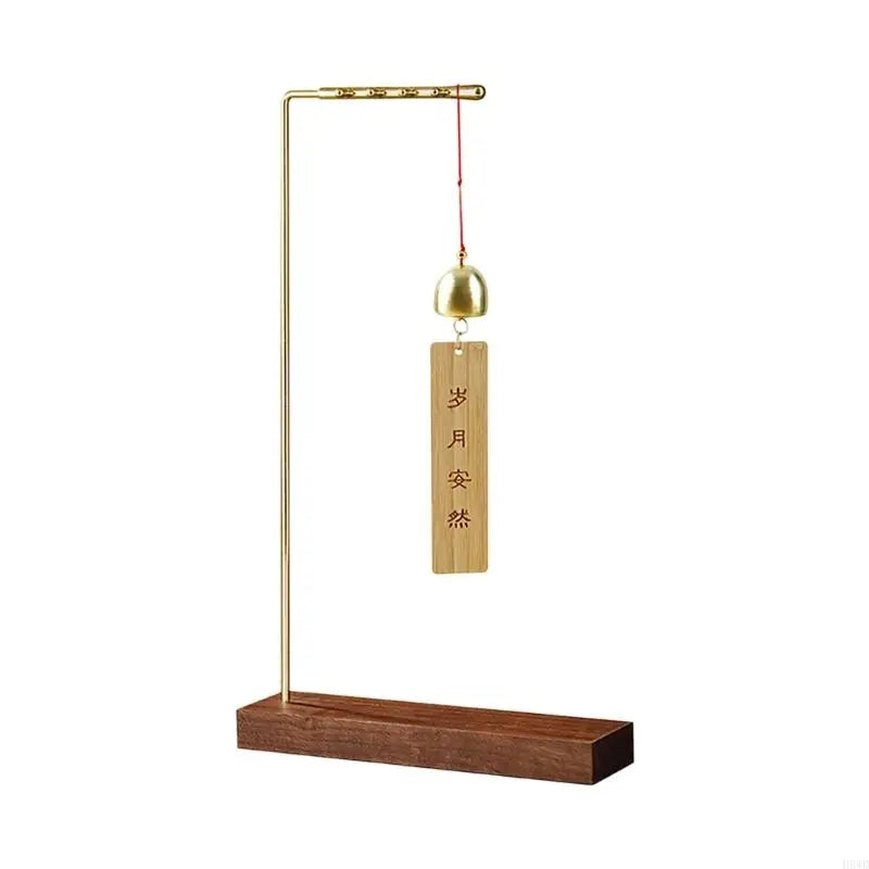 Wooden & Metal Paint Brush Holder Stand – 4-Row Drying Rack