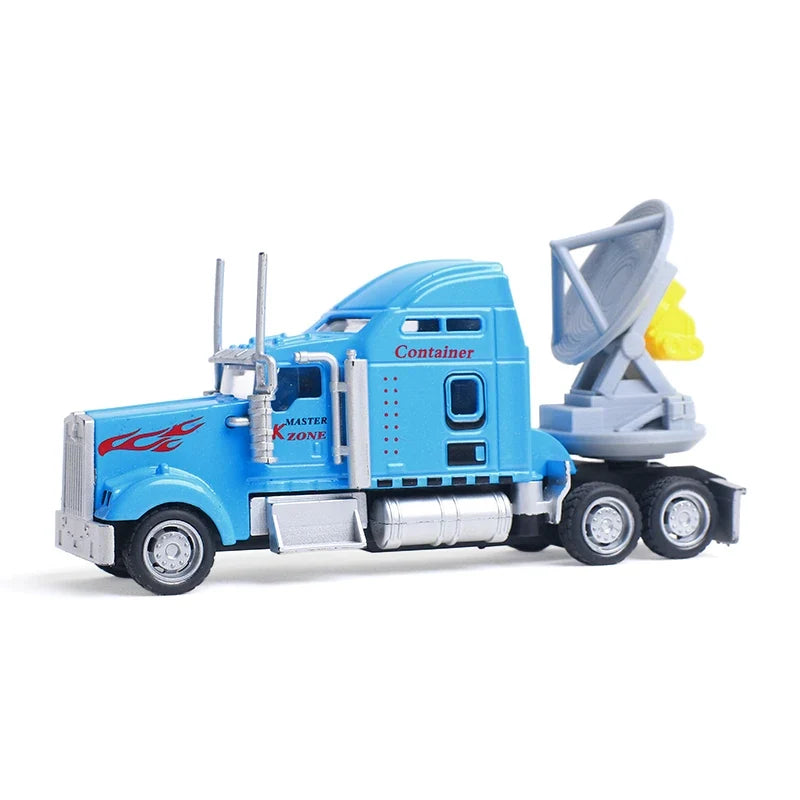 DOW6 Doppler Radar Storm Chaser Truck Toy – 15cm Friction Model