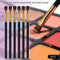 6-Piece Horsehair Eyeshadow Brush Set – Blending & Contouring