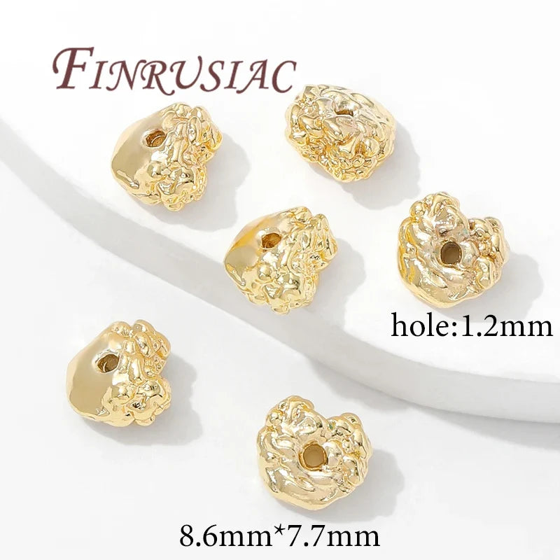 Baroque 18K Gold Plated Spacer Beads | DIY Jewelry Making