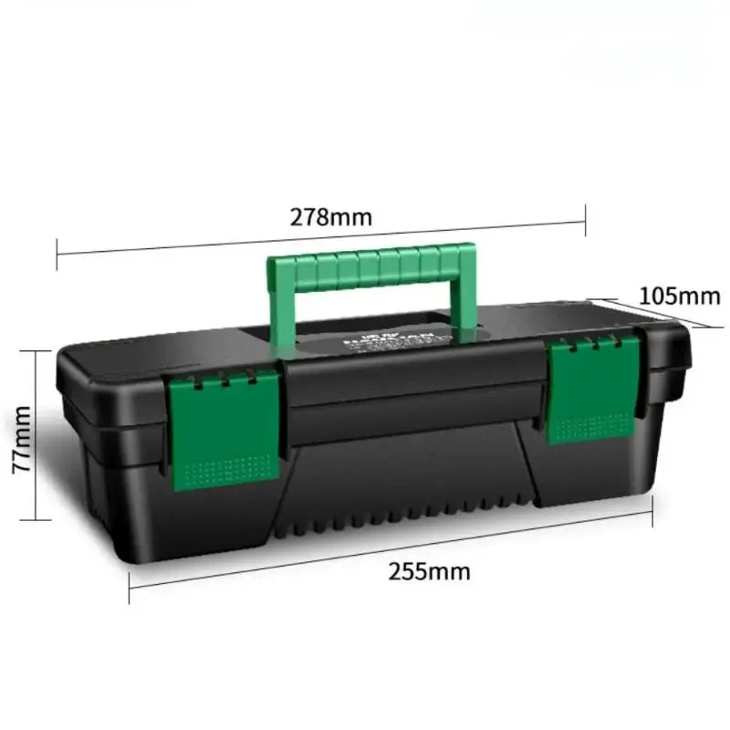 10-Inch Plastic Tool Storage Box – Portable Handheld Toolbox