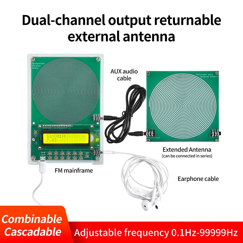 Schumann Wave Signal Generator 0.1–99999Hz | Gaqqee DC5V