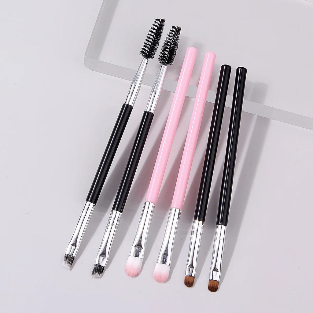 6-Piece Soft Synthetic Makeup Brush Kit – Foundation & Blush