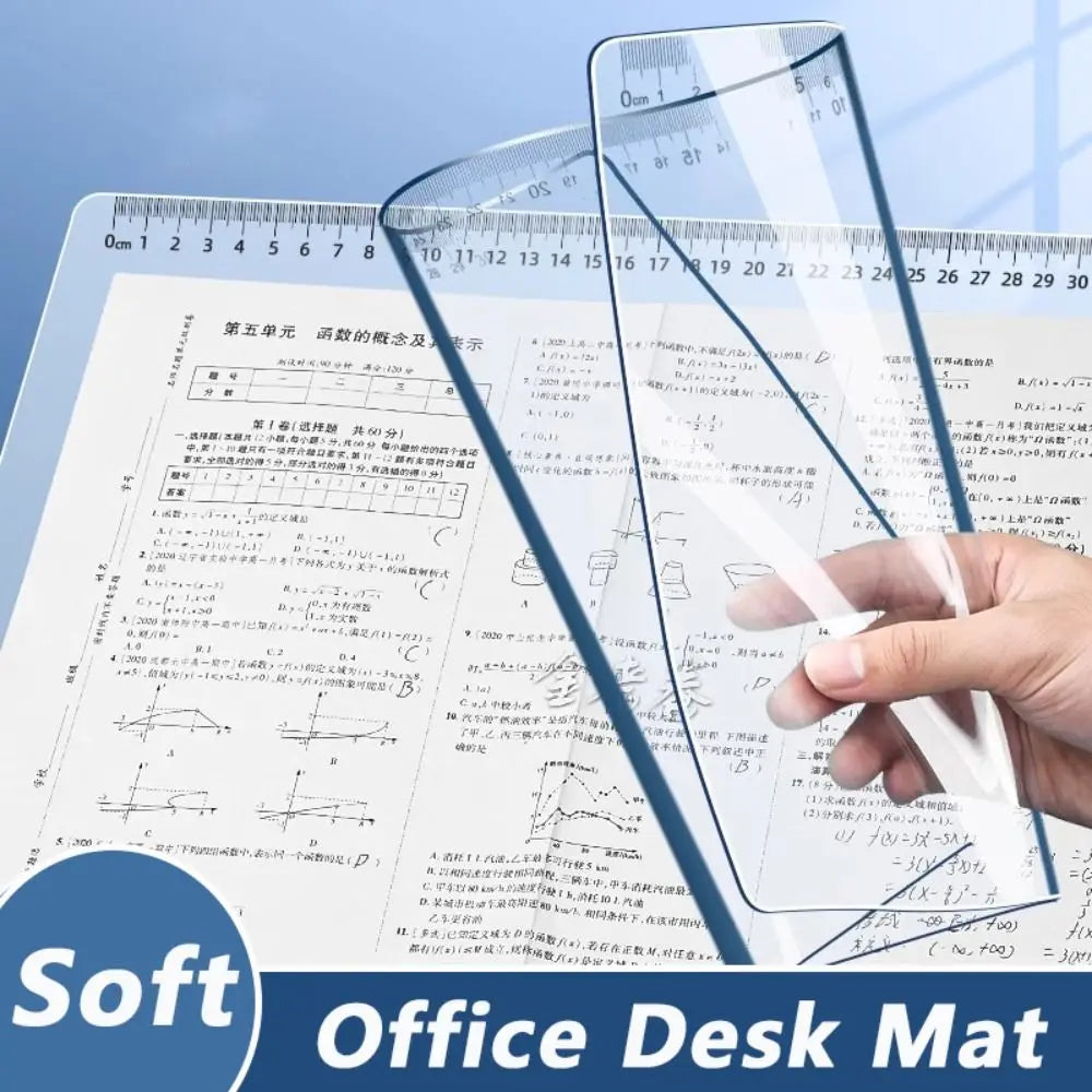 Transparent PP Desk Mat – Waterproof Writing Pad A2 A3 A4 A5
