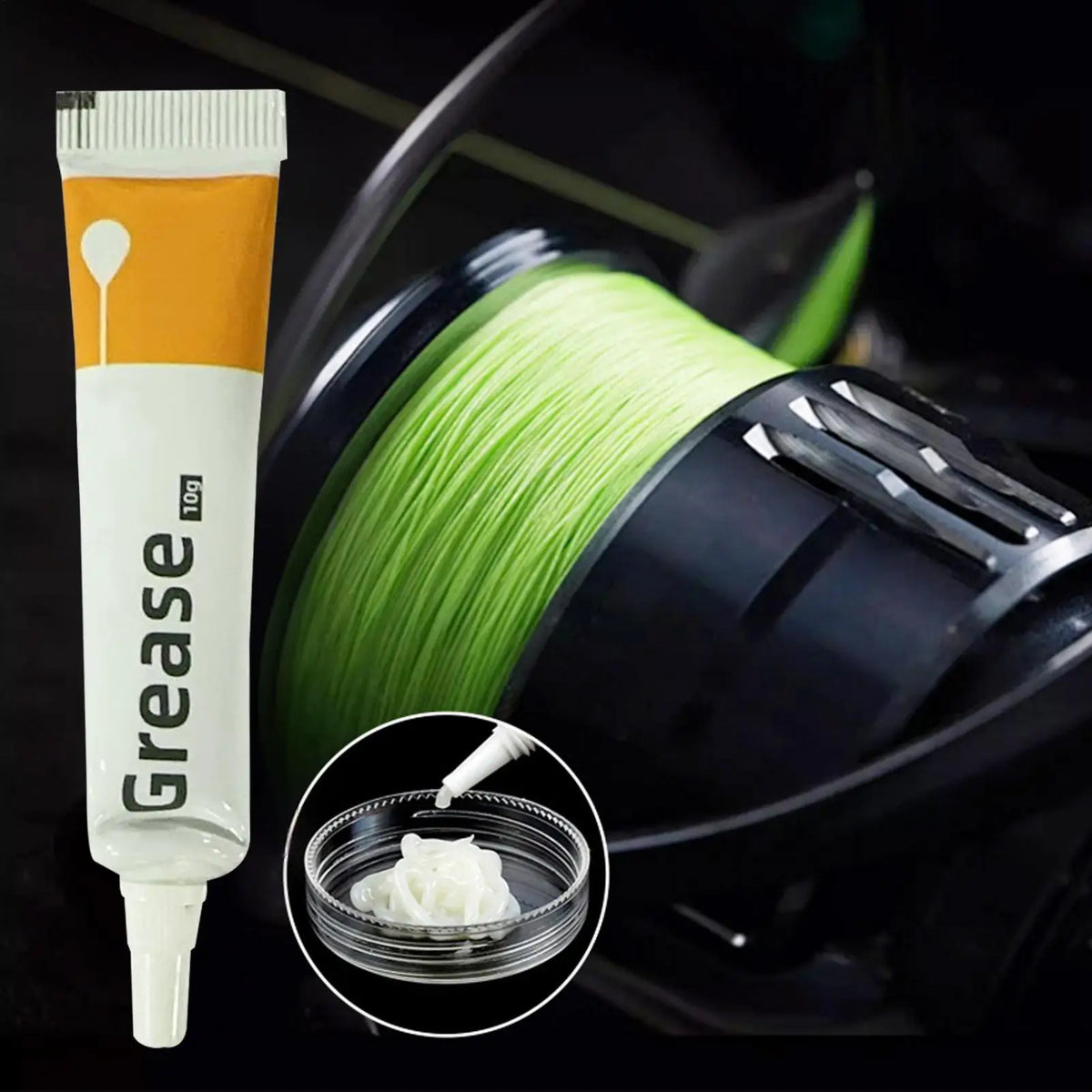 Multi-Purpose Zipper Grease Lubricant Tube – Gear & Fishing Reel