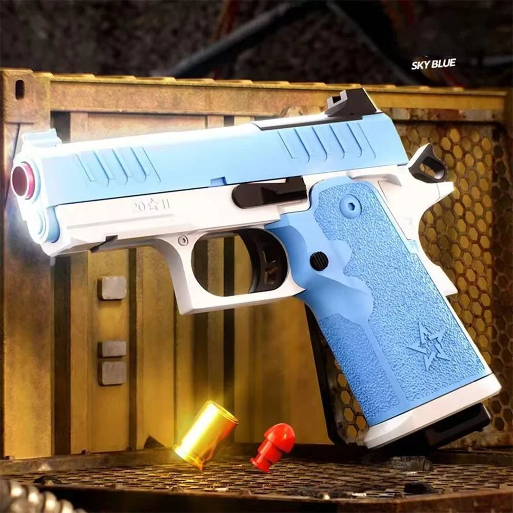 NOCCLILI 2011 Manual Soft Bullet Toy Pistol – Shell Ejecting