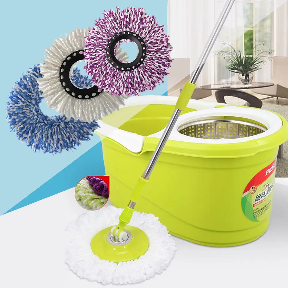 Microfiber Replacement Mop Head – 360° Rotating Cleaning Pad