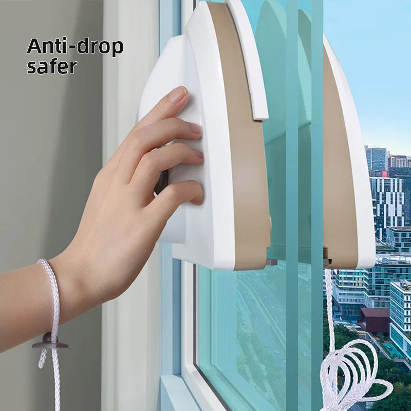 Donirt Magnetic Window Cleaner | Double-Layer Glass Wiper