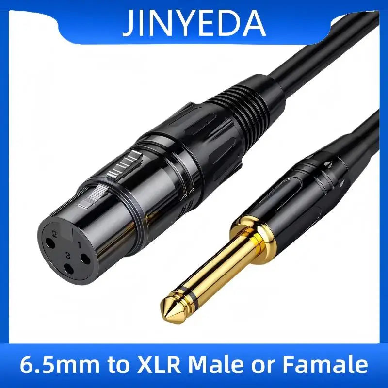 6.35mm 1/4" TS to XLR Instrument Cable | Guitar Patch Cord