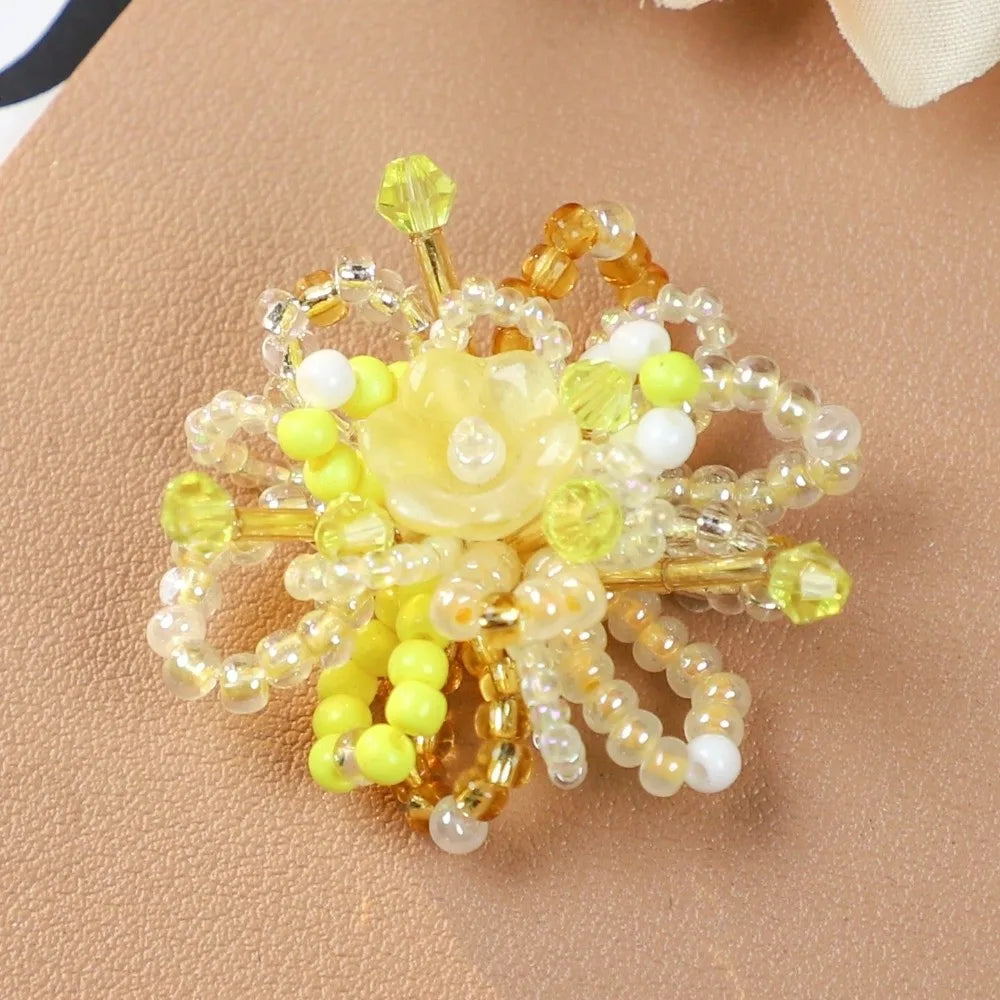 Beaded Lily of the Valley Flower Cluster DIY Earring Patches (2 Pc)