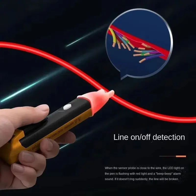 Non-Contact Voltage Tester Pen 90-1000V AC LED Indicator
