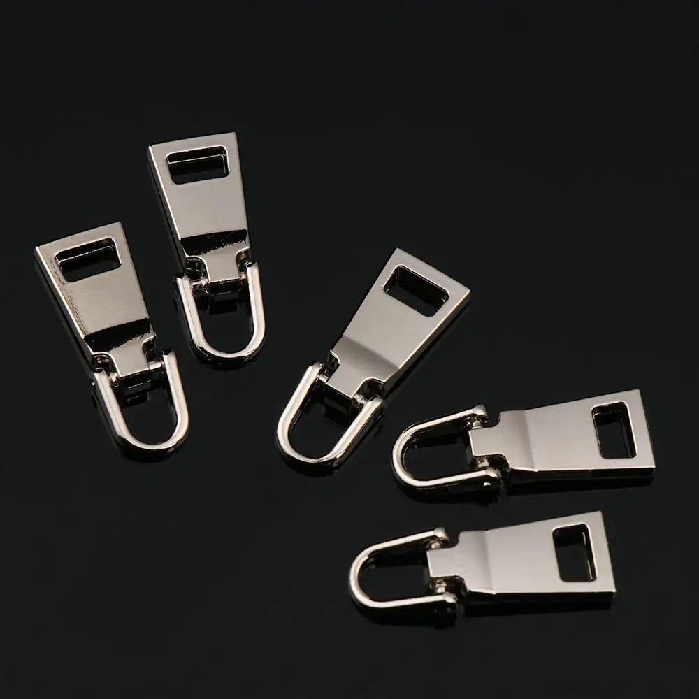 5-Pack Metal Zipper Slider Repair Kit – Zipper Pull Heads