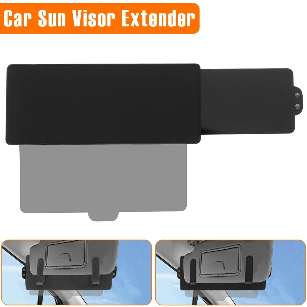Universal Car Sun Visor Extender – Anti-Glare UV Sun Blocker
