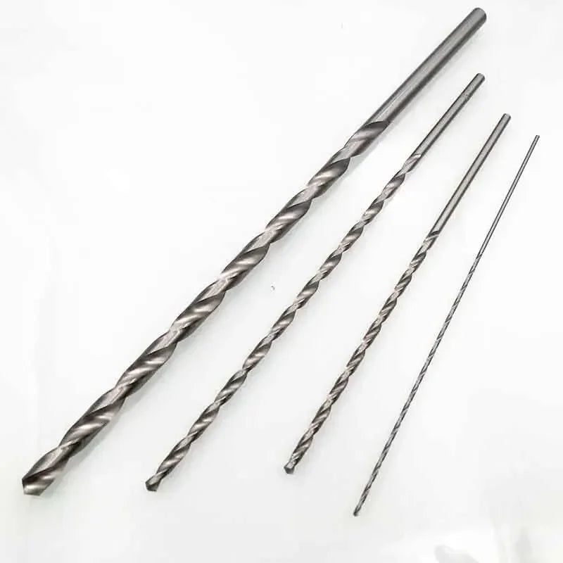 HSS Extra Long Twist Drill Bits Set 2–6mm | 160–300mm