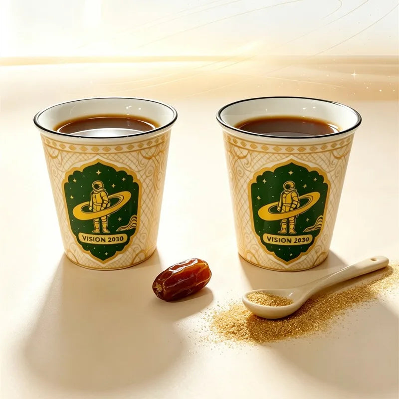 Space Theme Astronaut Ceramic Coffee Mug – Premium Gift