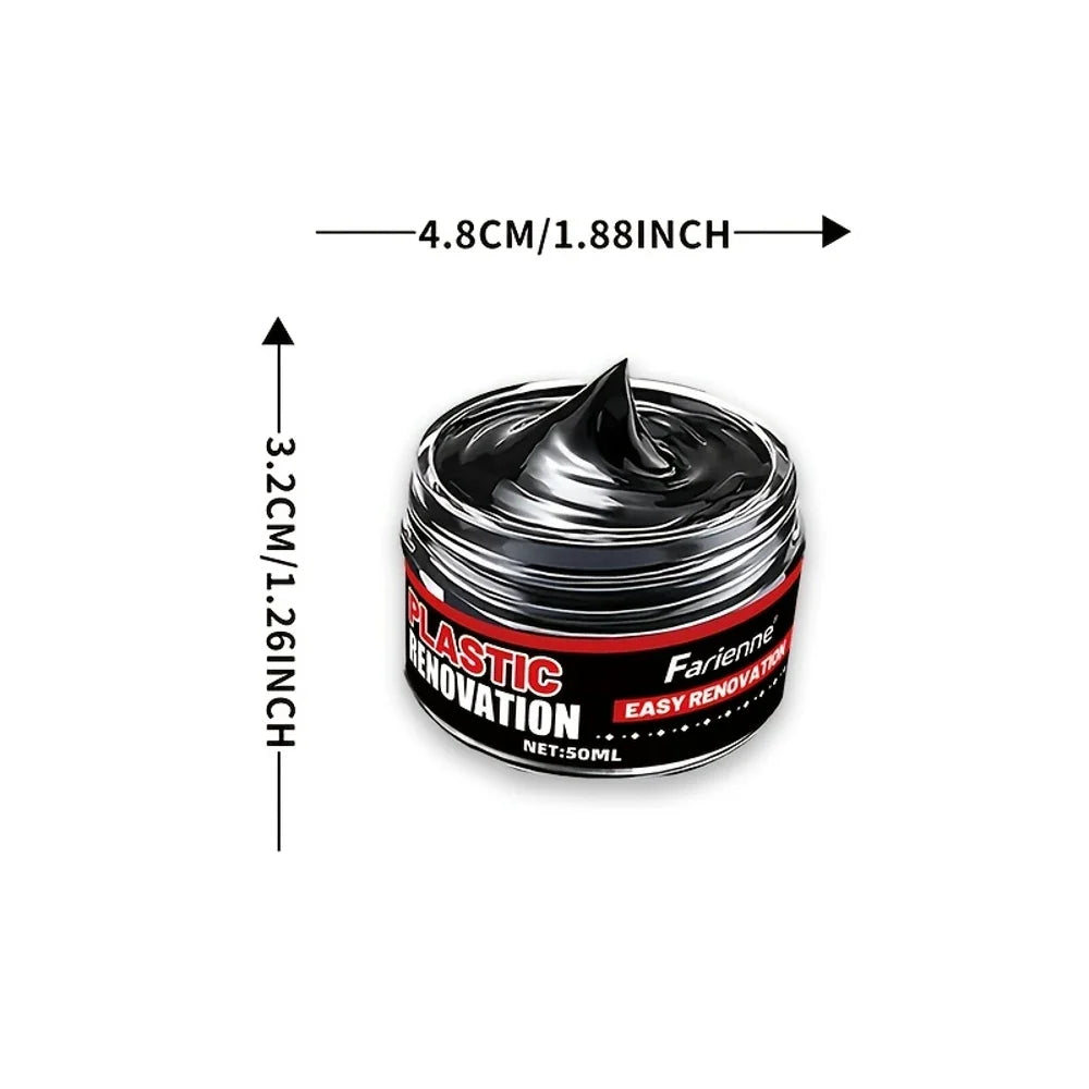 Car Black Plastic Restoration Kit – Trim, Dash & Bumper