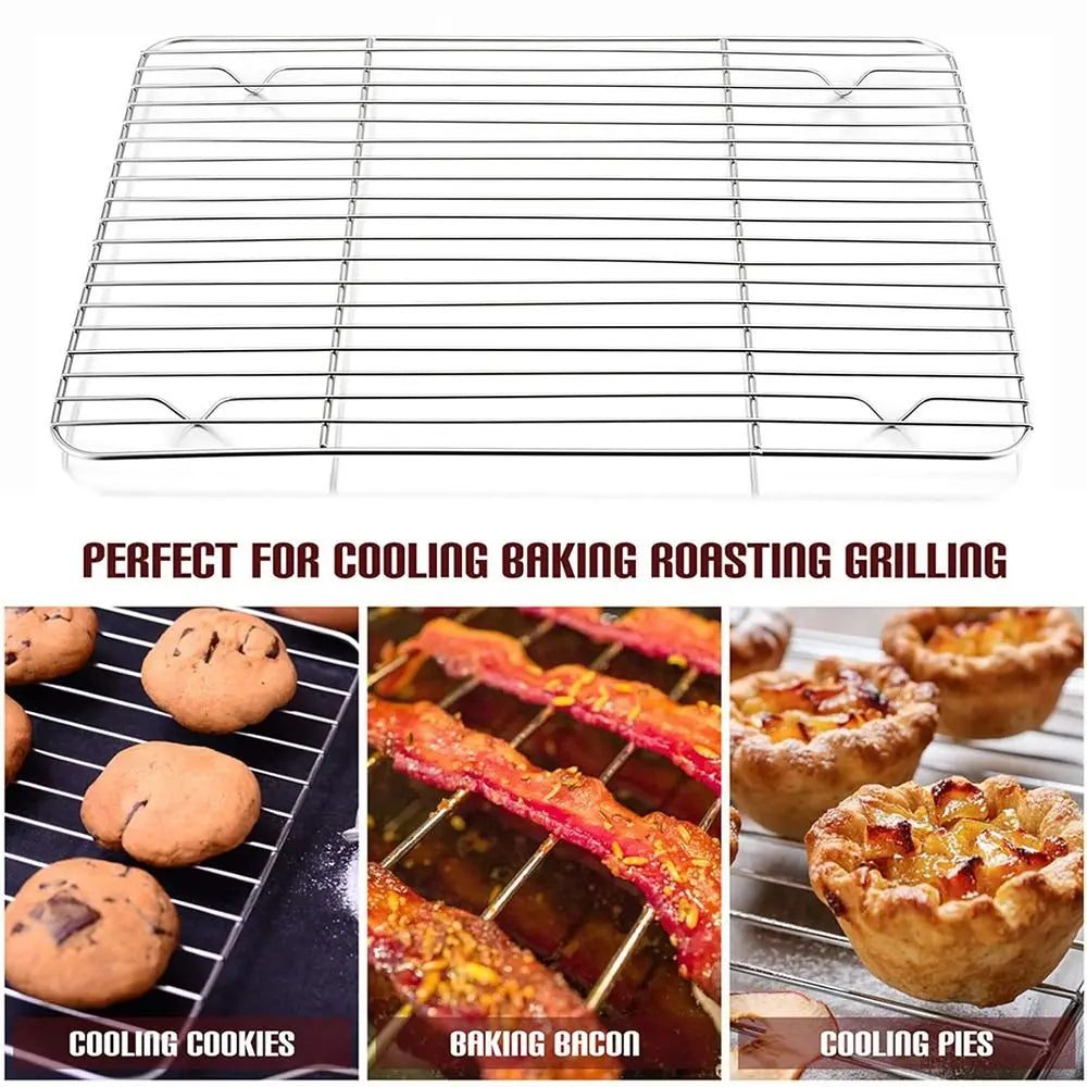 Stainless Steel Cooling & BBQ Grilling Rack – Wire Mesh Shelf
