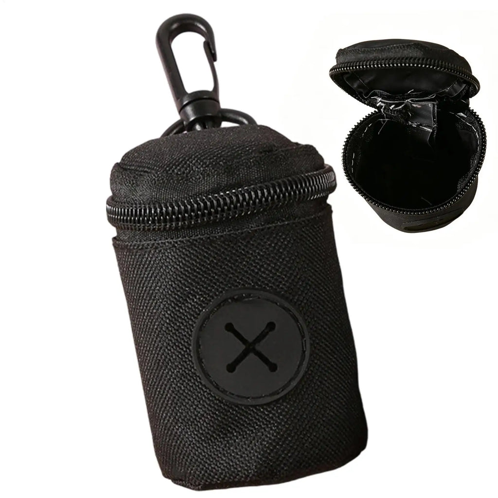 Dog Poop Bag Holder Zipper Clip Pouch – Oxford Cloth