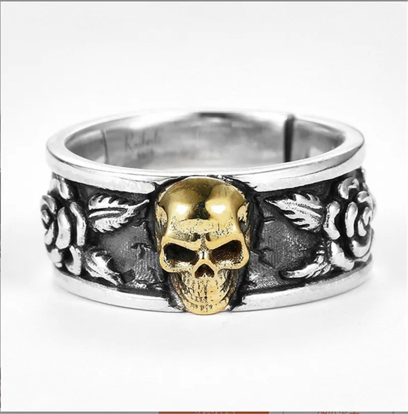 Vintage Punk Dragon Snake Tiger Adjustable Ring | Unisex