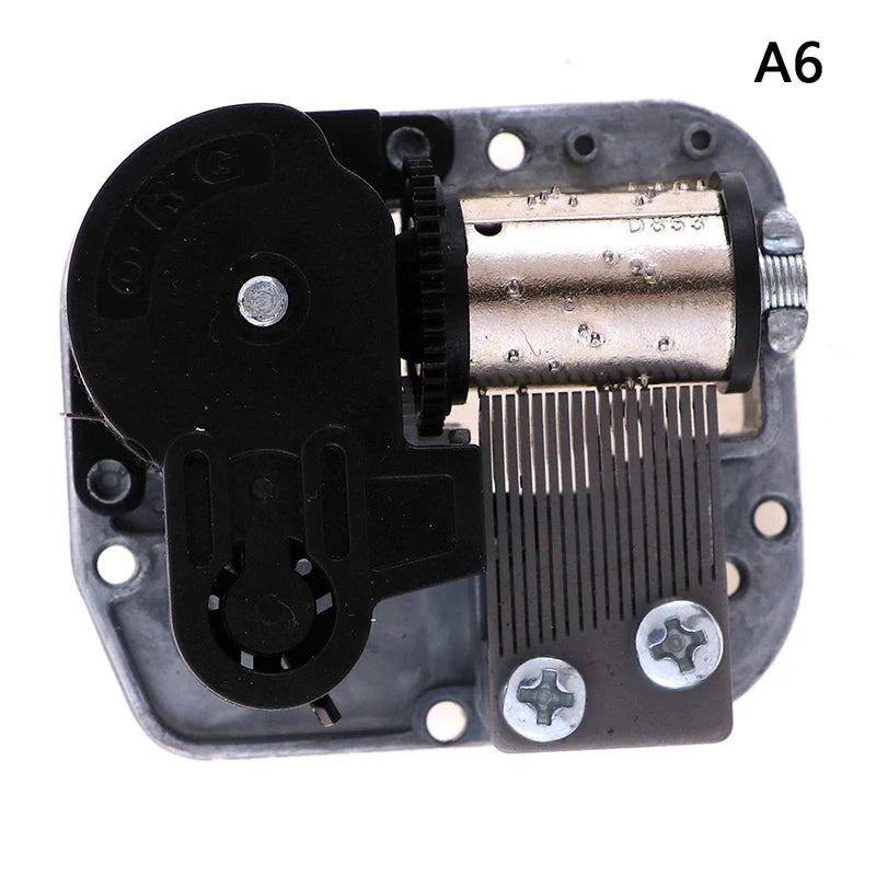 Sankyo 18-Note DIY Wind-Up Music Box Mechanical Movement + Key