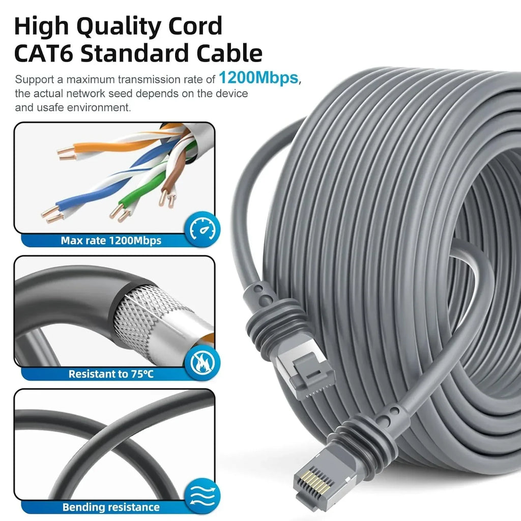 Starlink 3rd Gen CAT 6 Gigabit Ethernet RJ45 Router Cable