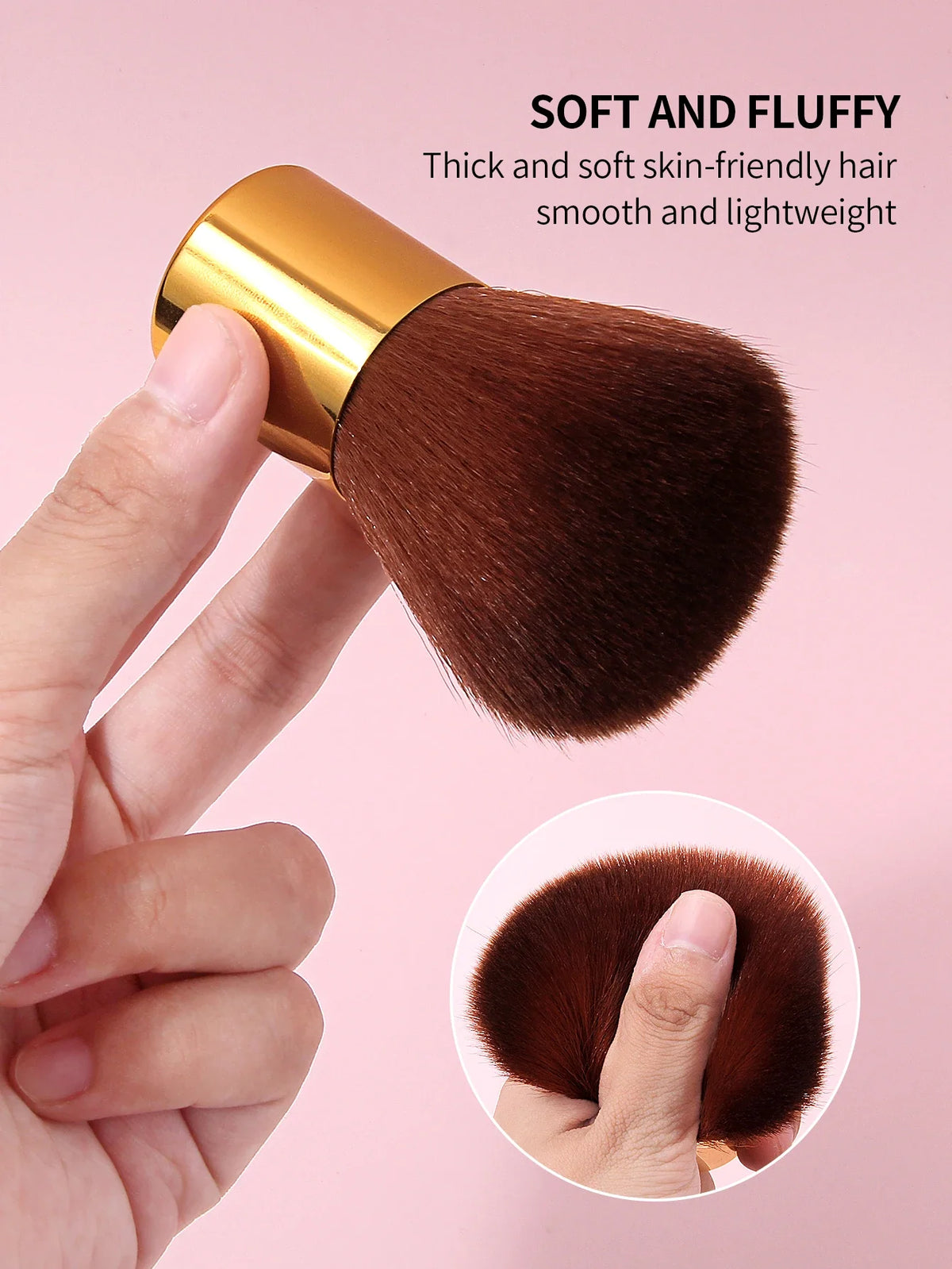 Nixie Large Head Powder Makeup Brush – Blush & Bronzer