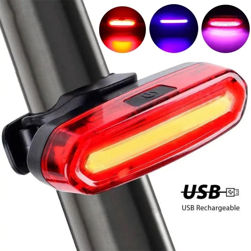 BUCKLOS LED Bike Tail Light – Rechargeable, IPX6 Waterproof