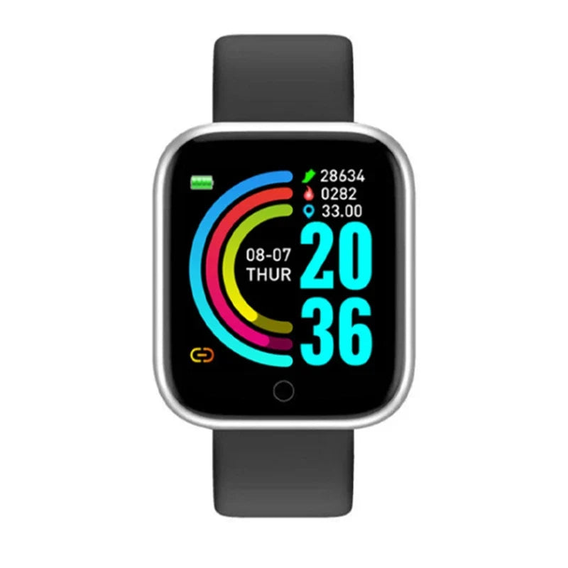 Smart Watch Fitness Tracker – Bluetooth Music & Heart Rate Monitor