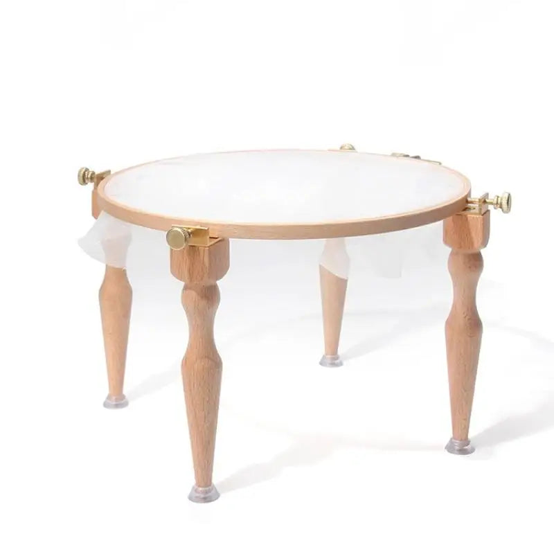 Adjustable Wooden Embroidery Hoop Stand for Cross Stitch