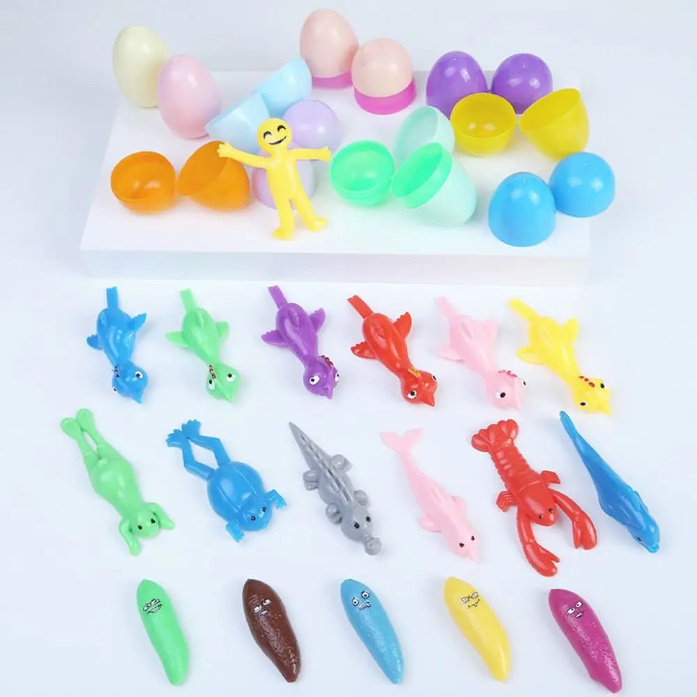 10-Pack Multicolor Openable Easter Capsule Eggs | Random Filler