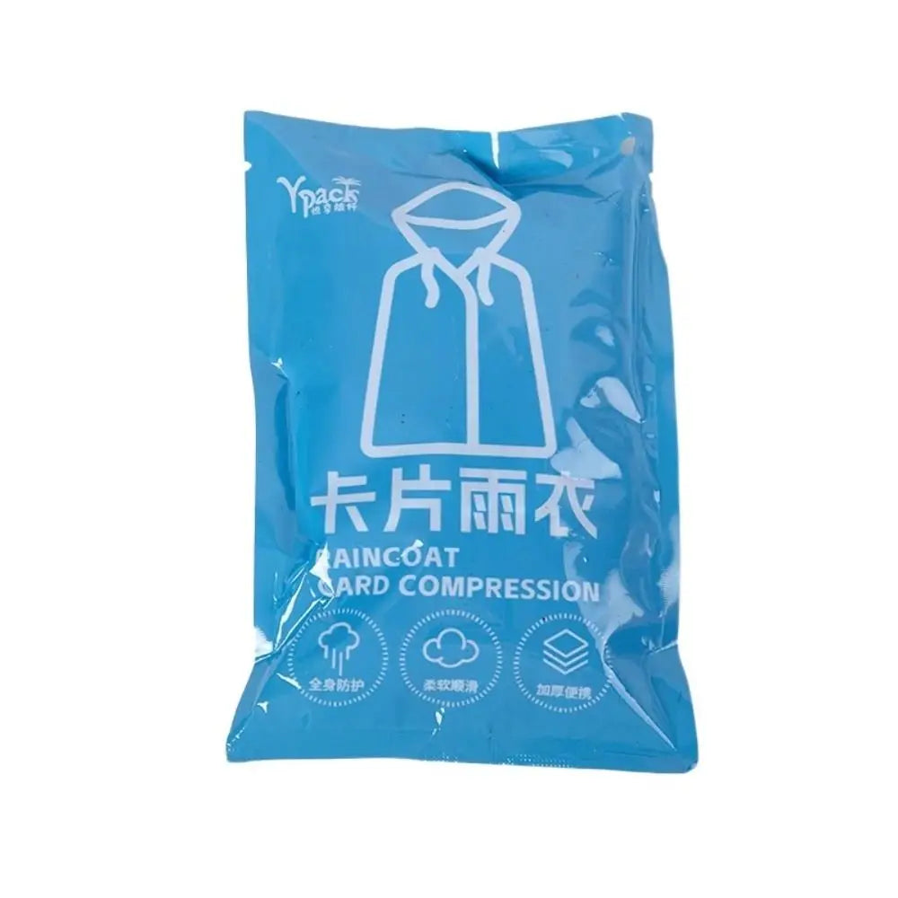 Disposable Hooded Raincoat – Unisex Waterproof Emergency Cover