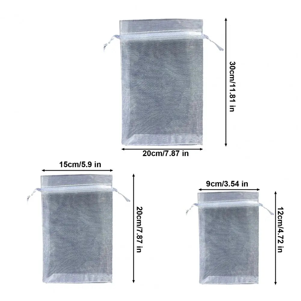 Reusable Mesh Fruit Protection Bags with Drawstring – 10–40 Pack