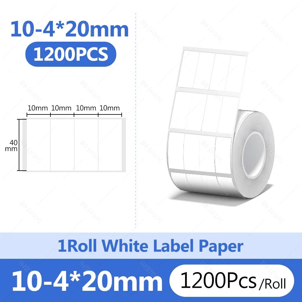 Niimbot Thermal Label Paper Round White 20-50mm | B1 B21 B203